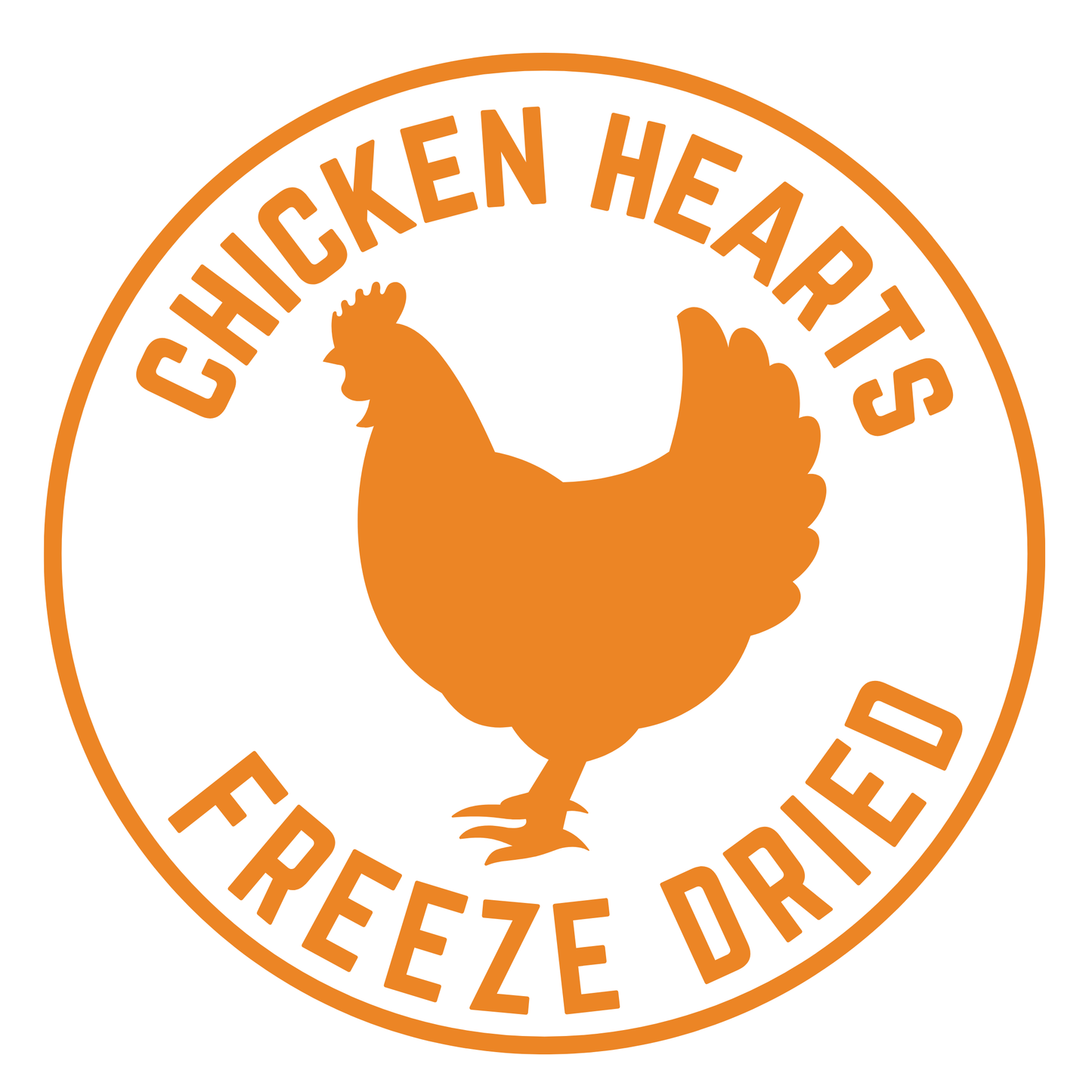 Freeze Dried Chicken Hearts