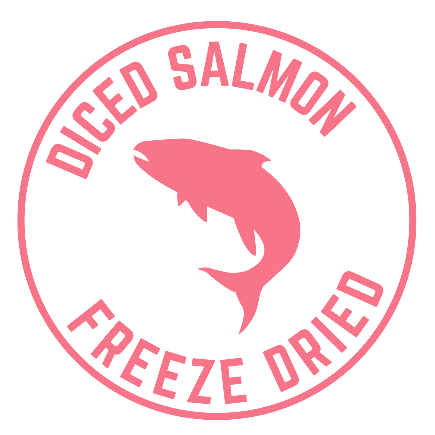 Freeze Dried Diced Salmon