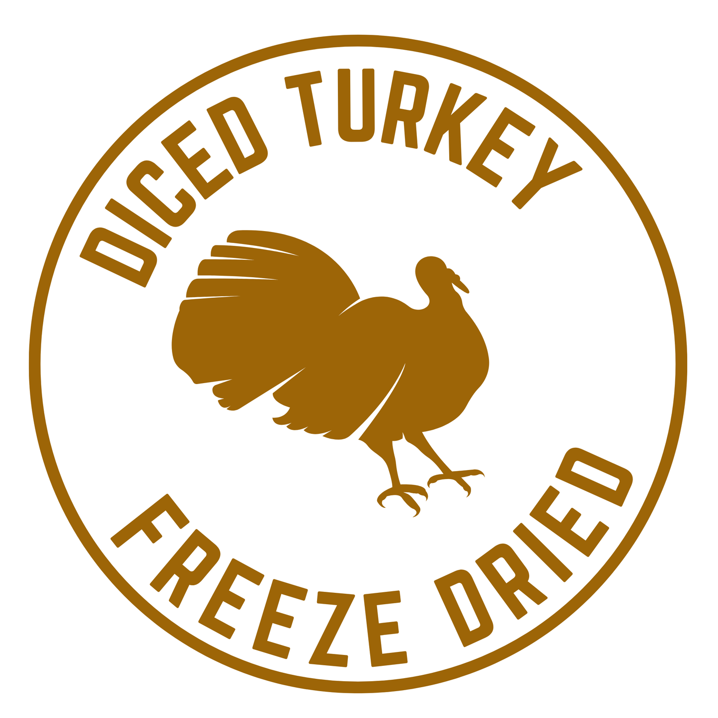 Freeze-Dried Diced Cooked Turkey Meat