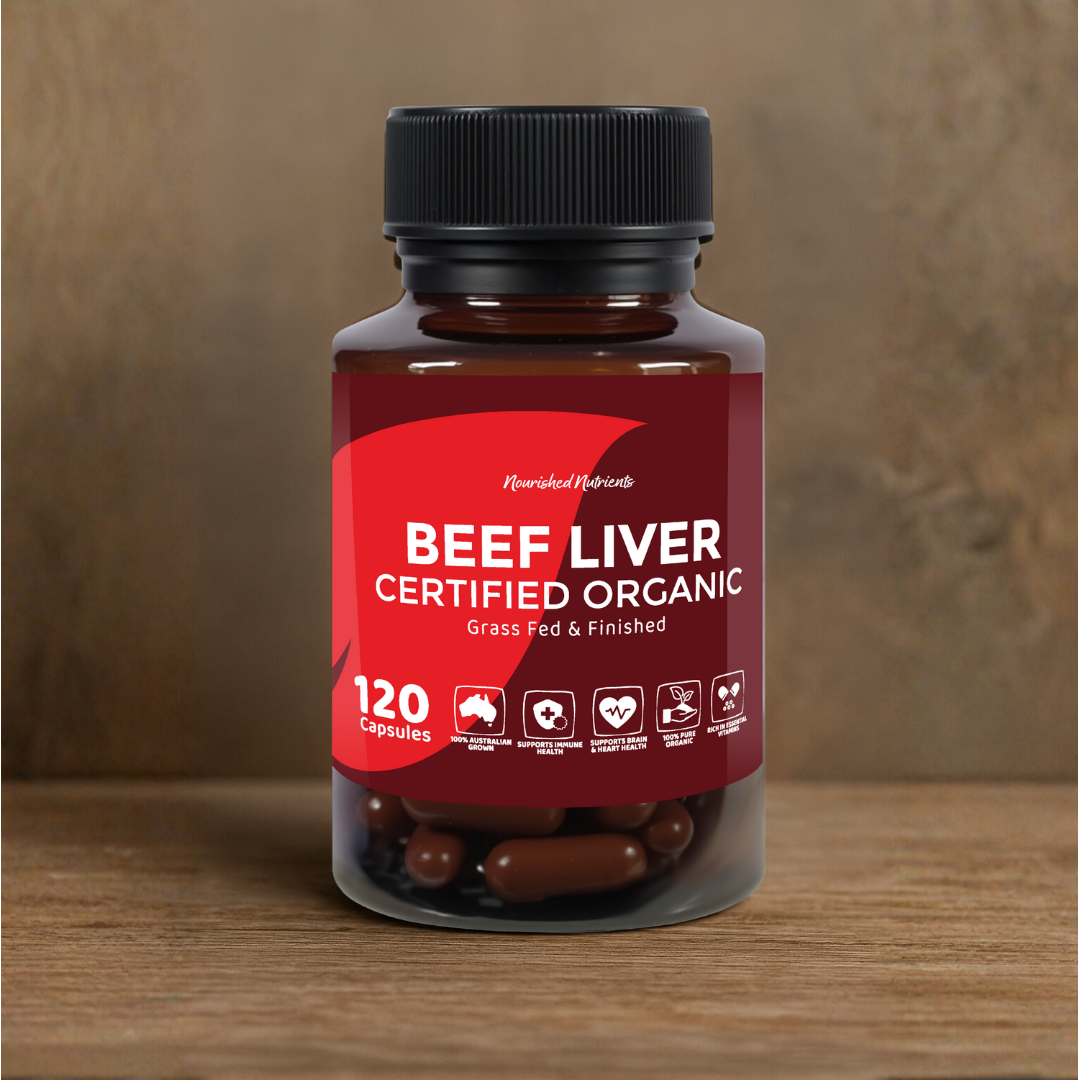 Australian Certified Organic Beef Liver Capsules