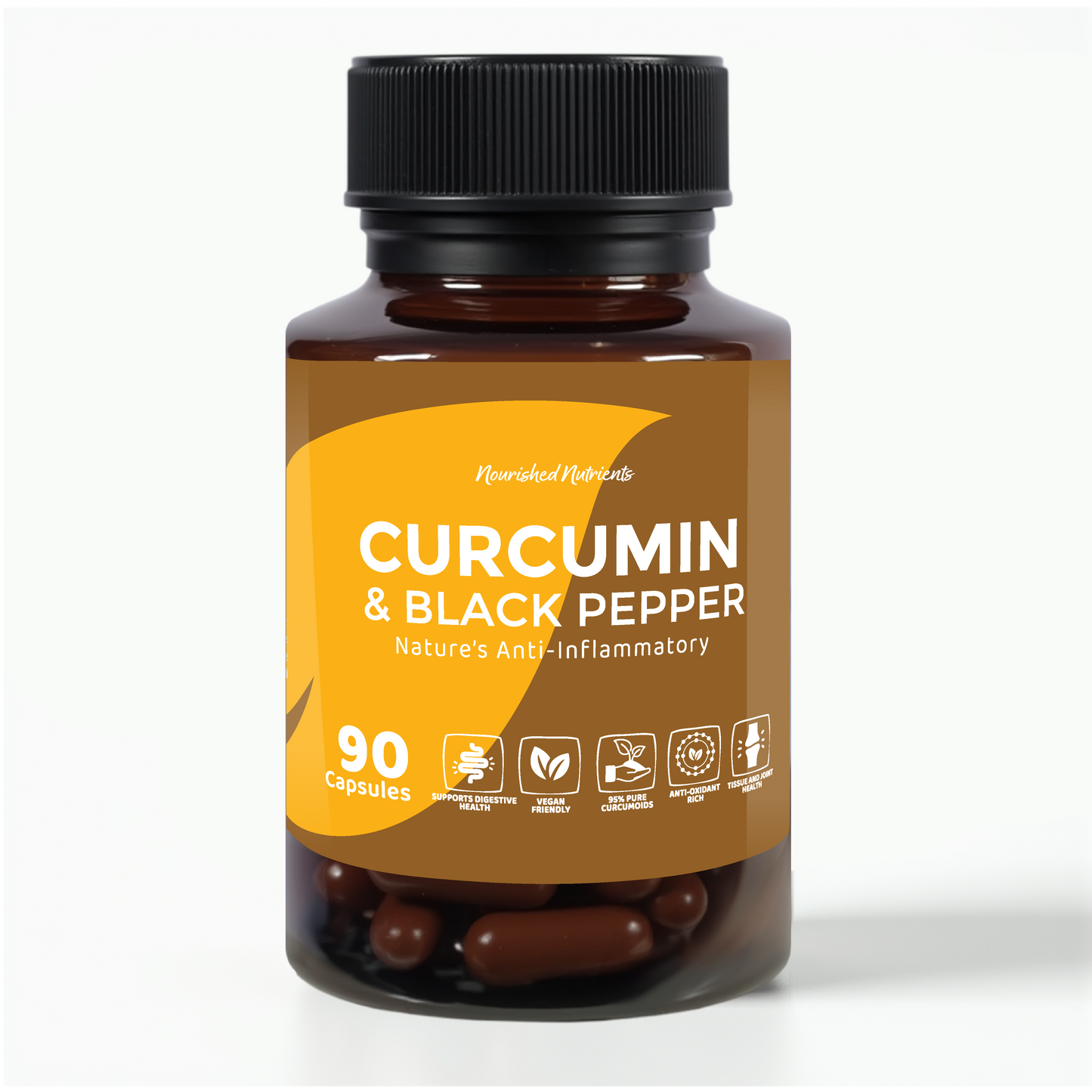 Curcumin and Black Pepper Capsules