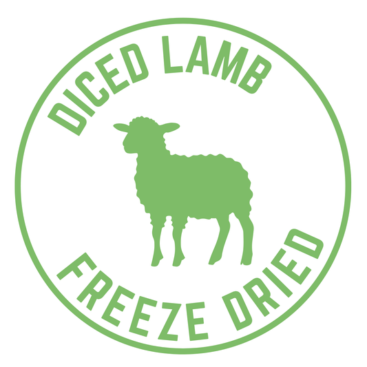 Freeze Dried Diced Lamb- Grass Fed & Finished