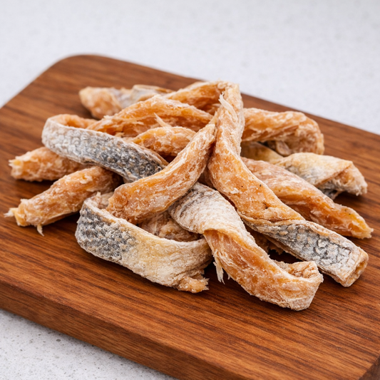 Freeze Dried Salmon Belly Strips – Human Grade – 500g or 1kg Bulk – Skin On – No Fillers