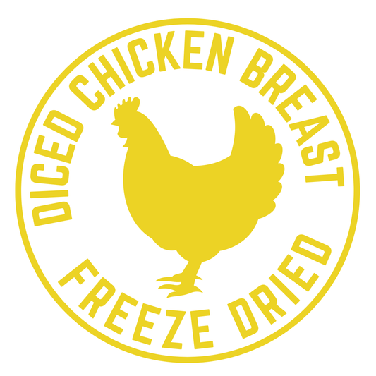 Freeze-Dried Diced Chicken Breast Free Range