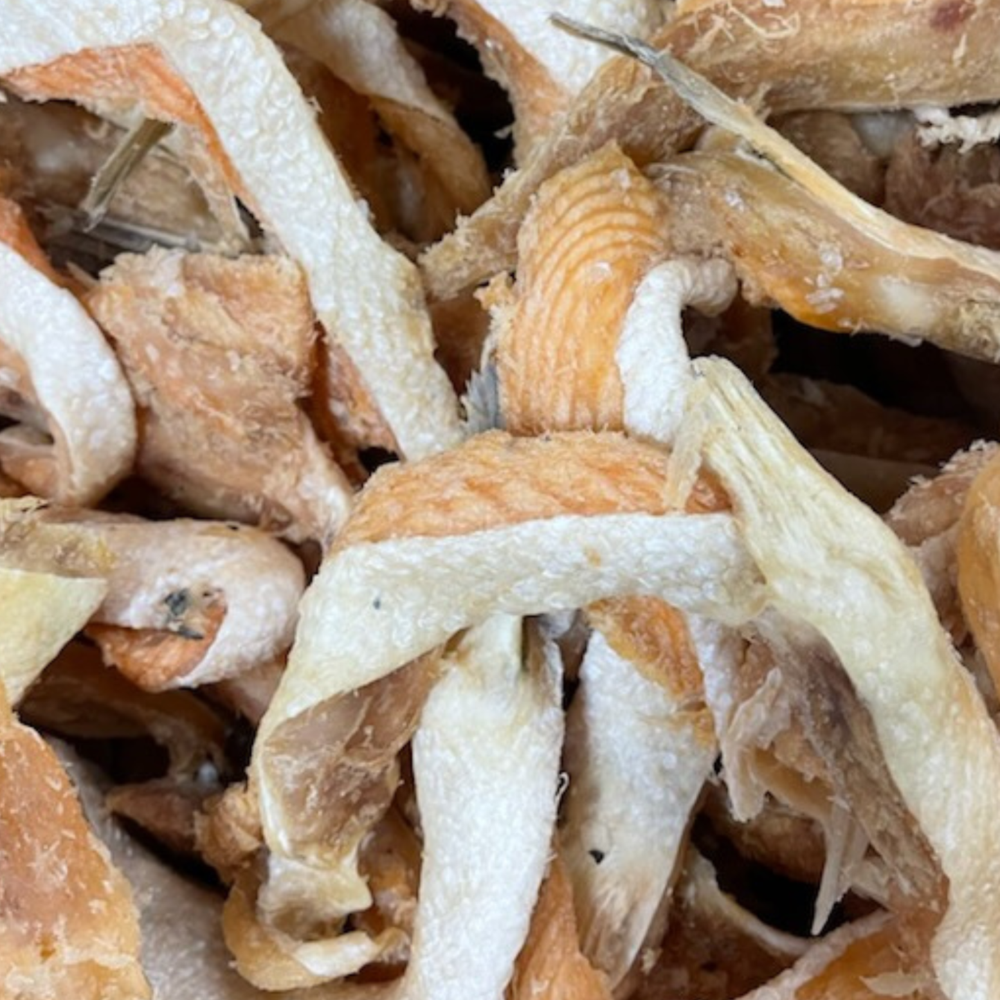 Freeze Dried Salmon Belly Strips – Human Grade – 500g or 1kg Bulk – Skin On – No Fillers