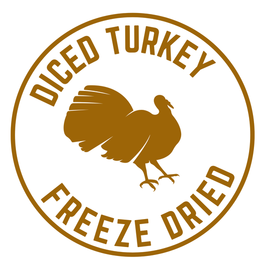 Freeze-Dried Diced Cooked Turkey Meat