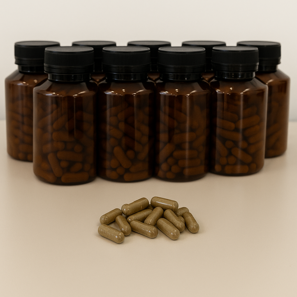 White Label Mixed Beef Organ Capsules – Lot of 10 Bottles